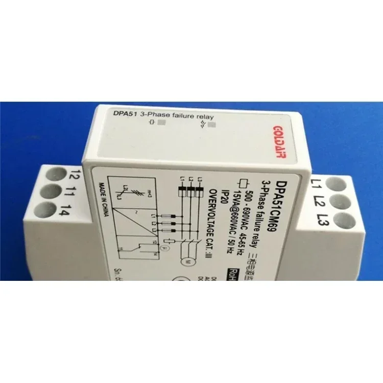 

660v / 690v phase sequence protection relay DPA51CM69