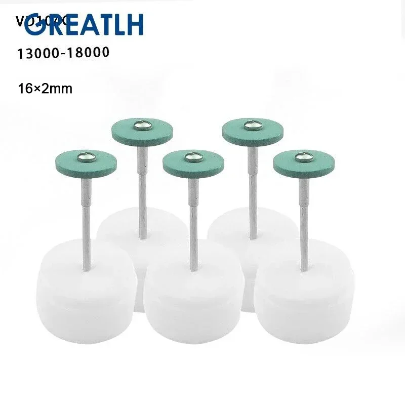 5PCS Ceramic Diamond Polishing Head Dental Lab Ceramic Diamond Grinder Zirconia Porcelain Polish