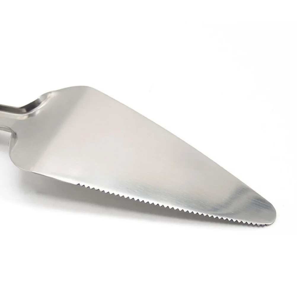 

Stainless Steel Pie Server Cake Pizza Cutter Flatware Spade Spatula For Baking Lasagna Quiche Triangular Slicer Gloss Brushed