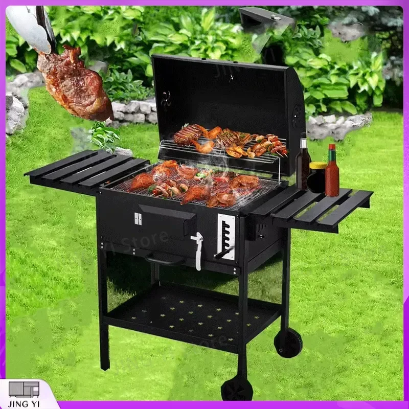 Portable Gas BBQ Grill LPG Outdoor Barbecue Grill for Argentina USA Brazil Stainless Steel Portable BBQ