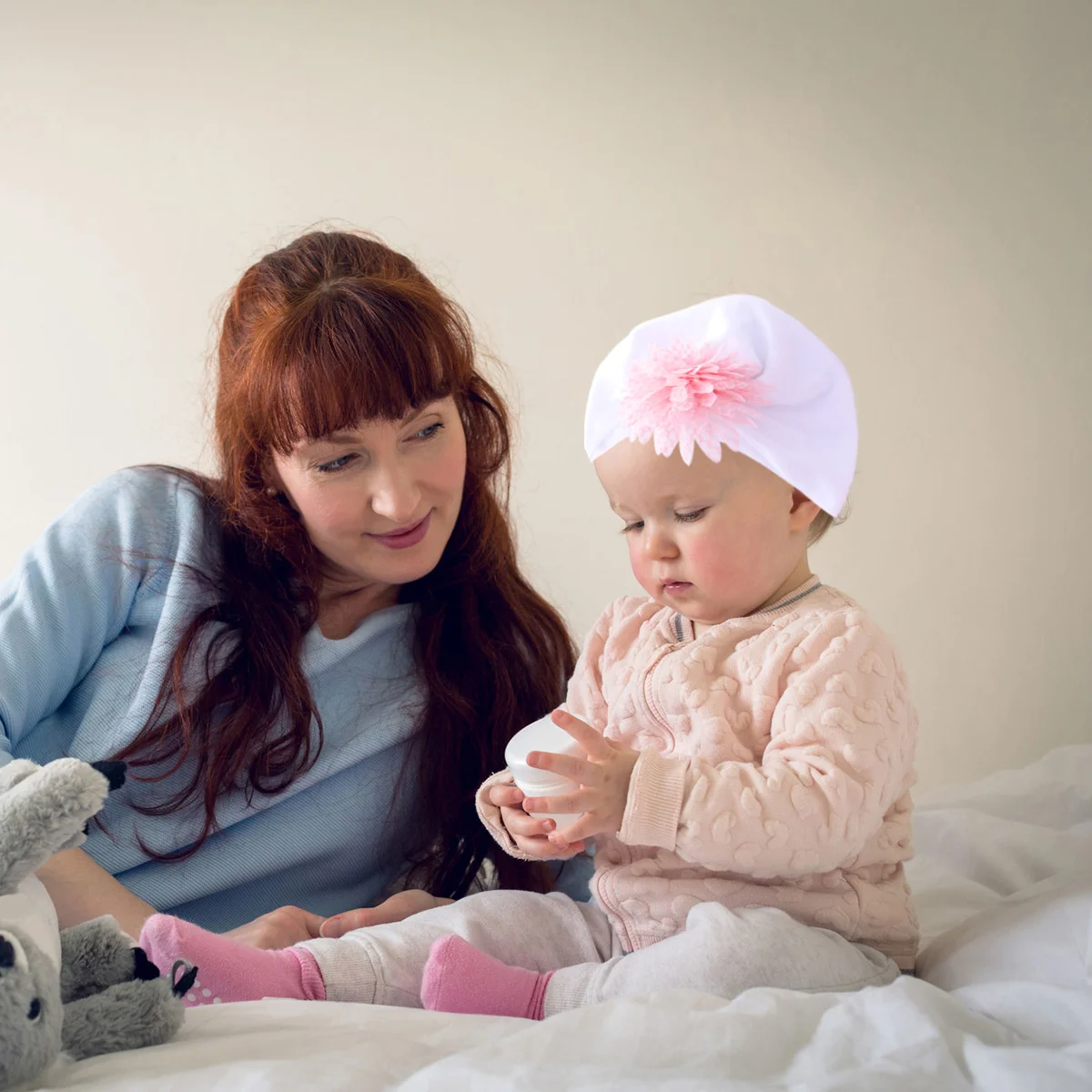 5 pçs chapéu indiano flor chapéus europeu e americano infantil gorro de algodão criança