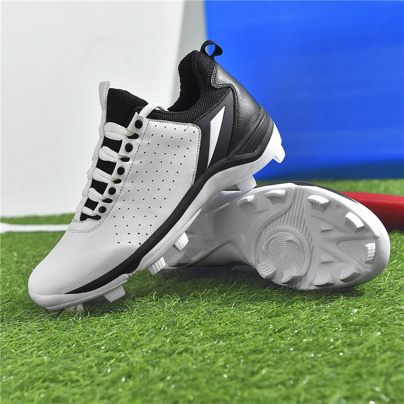 Men's Professional Baseball Athletic Shoes Training Spikes Softball Athletic Shoes Non-Slip Insoles Softball Athletic Shoes