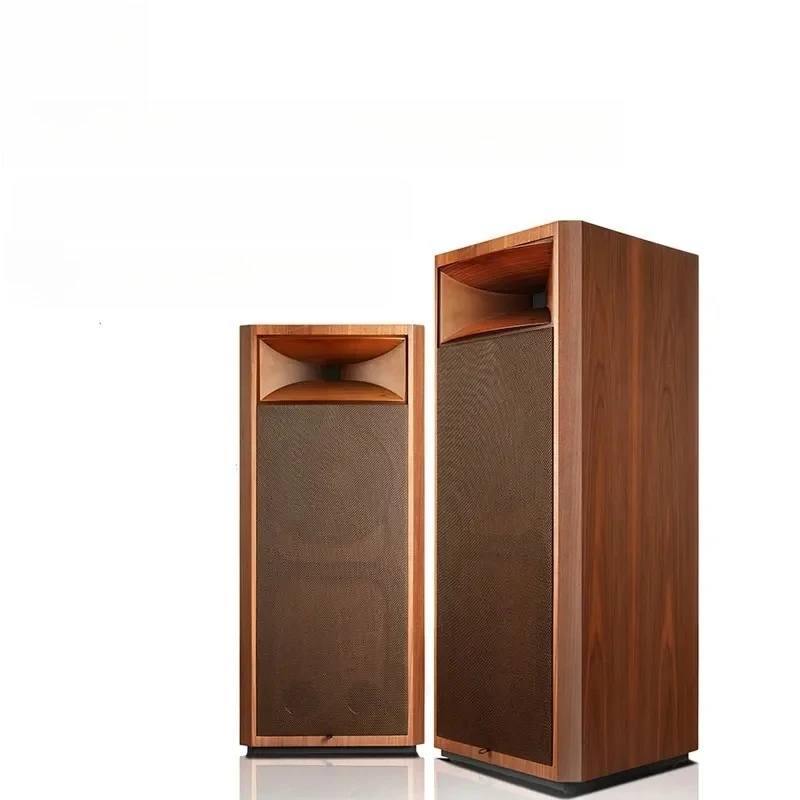 au-Floor Speaker Tower Speaker Wooden Case Passive None-Battery Lossless