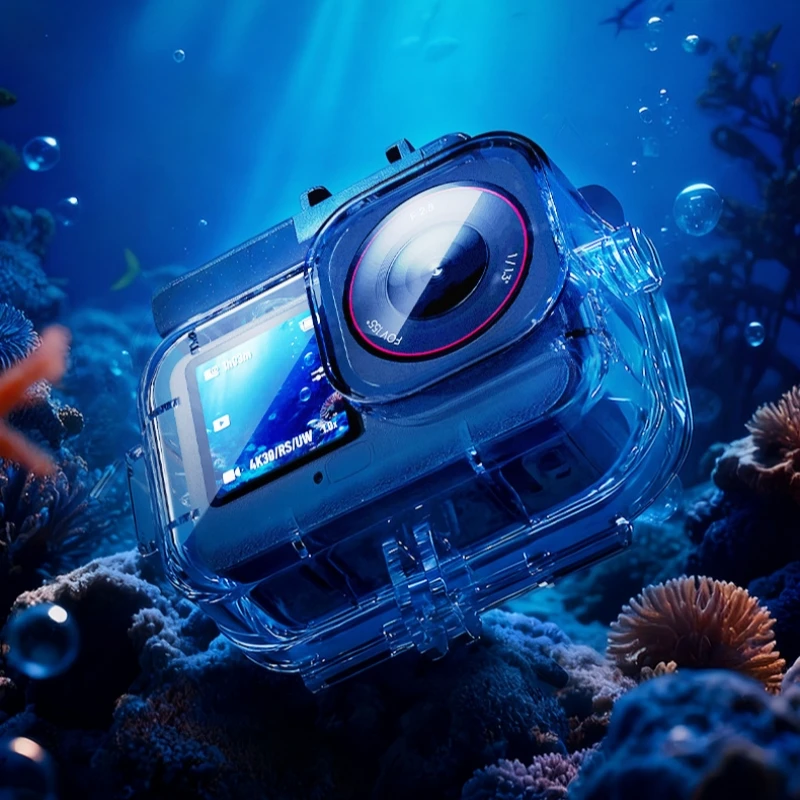 60M Waterproof Case for DJI Osmo Action6 Camera,Protectiv Underwater Dive Housing Shell Diving Water Case for Action6 Accessory