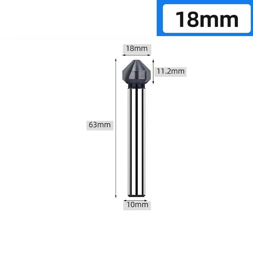 For M35 Enhanced 90 Degree Chamfer Drill Bit Featuring 3-Flute Configuration for Reliable Milling Results For M35