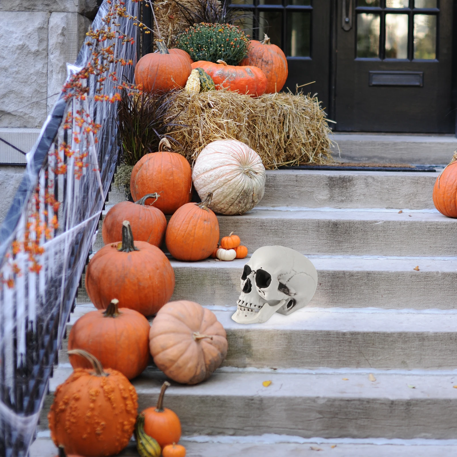 

Decor Set Hand Bone Outdoor Souls Skull Bones Prop Halloween Decorations