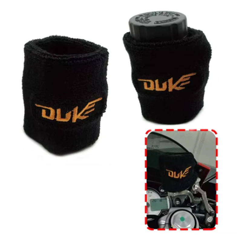 Motorcycle Front Brake Fluid Reservoir Cup Oil Tank Sock Sleeves Accessories For KTM DUKE