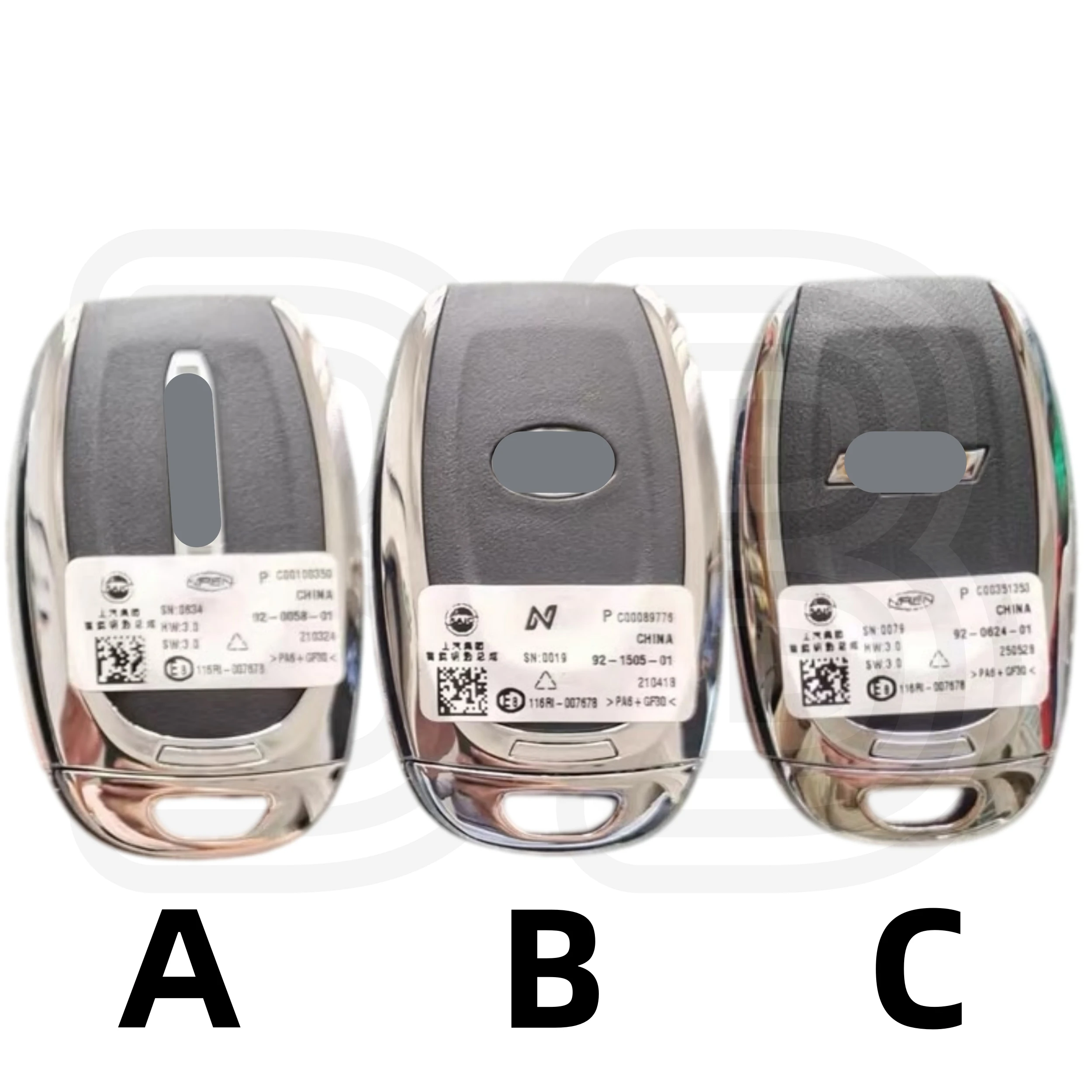 Original Car Smart Remote Key, Id47Chip 433Mhz Suitable for Saic Maxus Ldv D60 T60 T70 V90 G10 G20 G50 G90 V80 D90 for Chevrolet Car Remote Key Spare