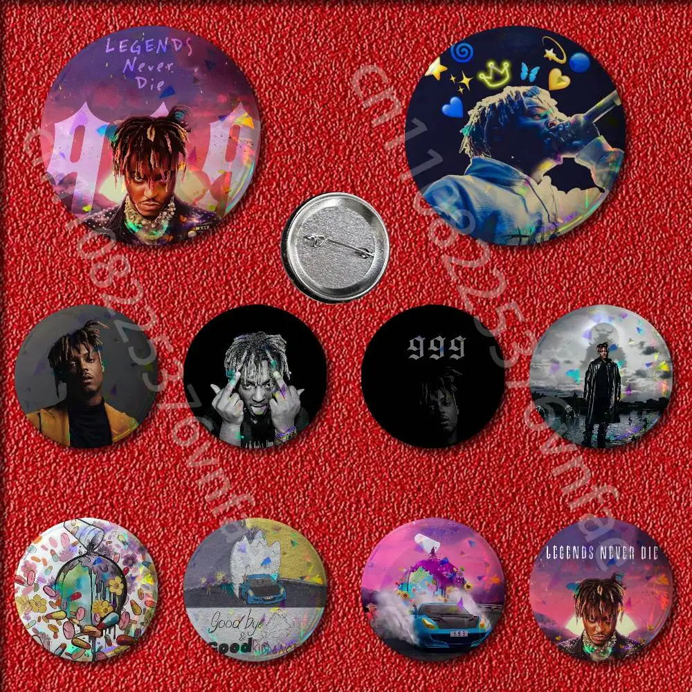 

Legends Never Die J-Juice W-WRLD Badges Badge 25mm 32mm 44mm 58mm 75mm Round Pin Brooch Adornment Souvenir Cosplay Gift