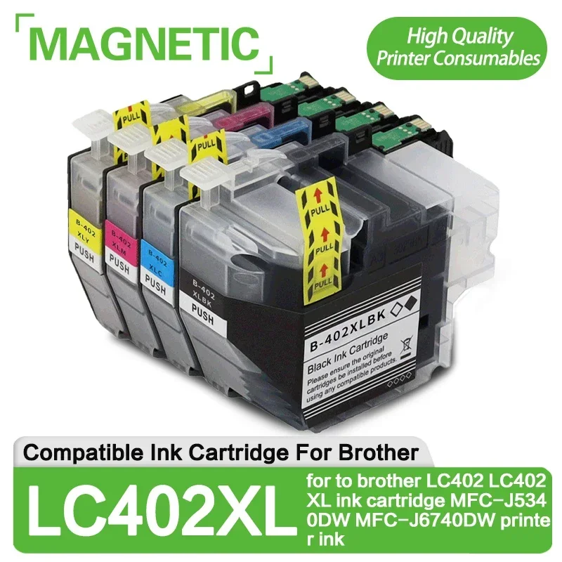 LC402 LC402XL Color Compatible Ink Cartridge For Brother LC402 LC402XL MFC-J5340DW MFC-J6740DW MFC-J6540DW MFC-6940DW Printer