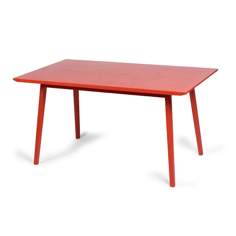 Modern outdoor dining table and set 6 8-seat rectangular wooden dining room furniture dining table