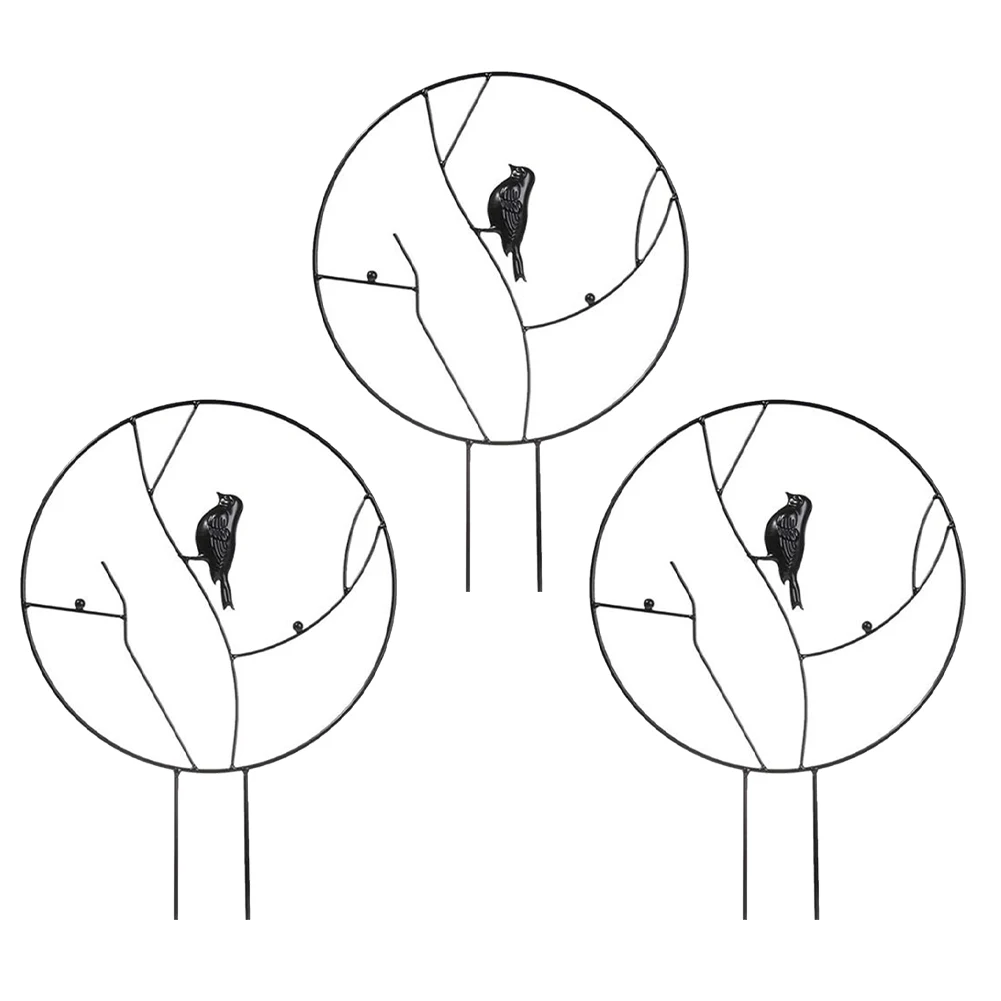 

Garden Decoration 30*40.5cm Iron Support Artistic Aesthetic Easy Assembly Long-lasting Support Stable Plant Support