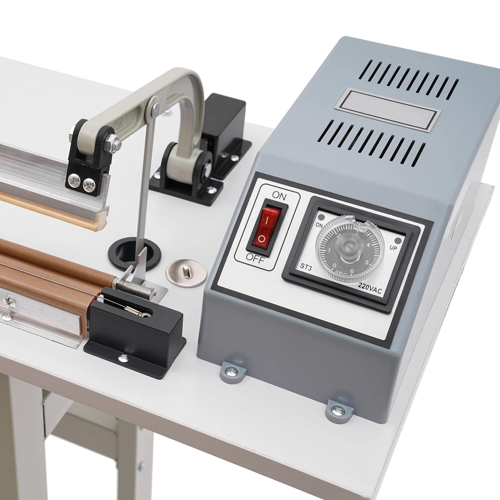 850W Foot Pedal Heat Sealing Machine 22.83in Maximum Sealing Length for the Food Industry, Medical Industry,etc.