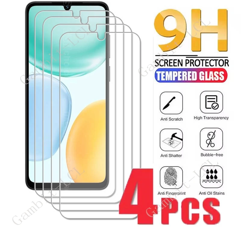 4PCS Tempered Glass…