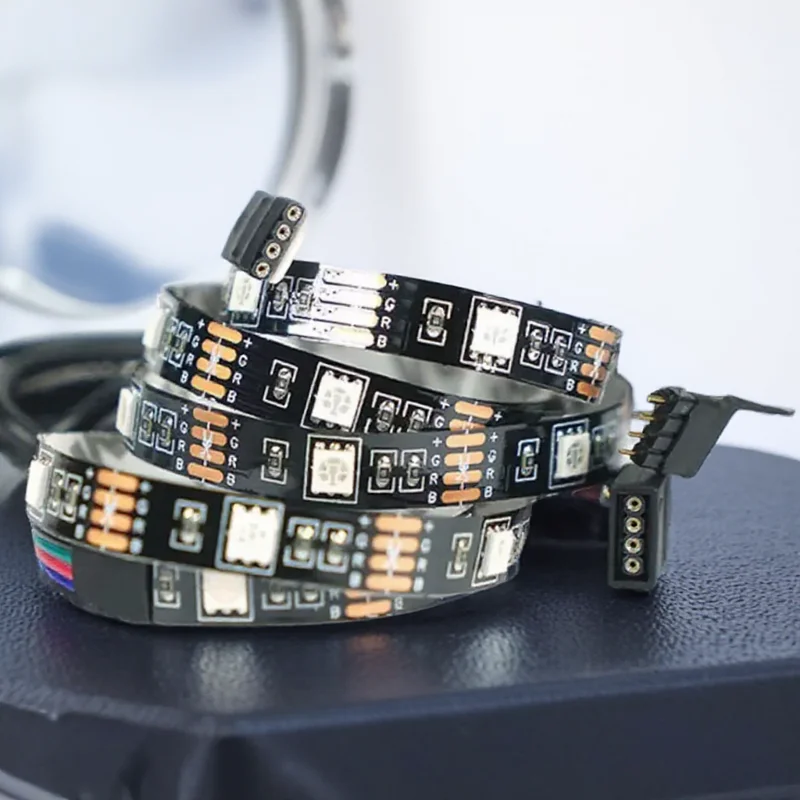 

LED Strip Lights 7 Color Bluetooth 2835 SMD 1/2/3M USB 24 Keys Waterproof RGB Background Lighting Strips