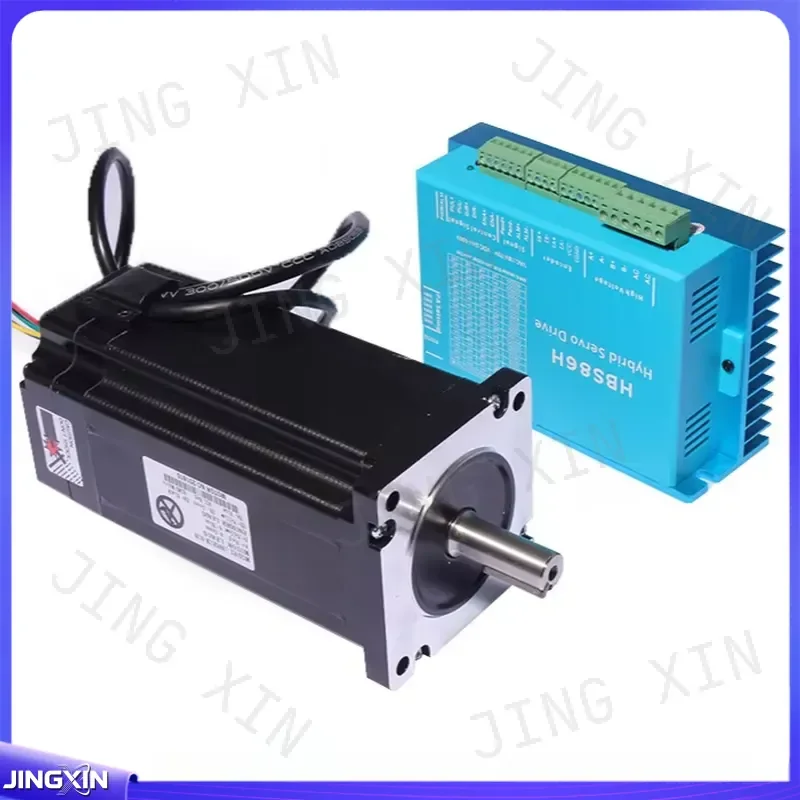 Custom for Nema 34 Closed Loop Stepper Motor Driver Kit 12NM Hybrid Servo System 86HSE12N HBS86H 2 Phase High Torque CNC
