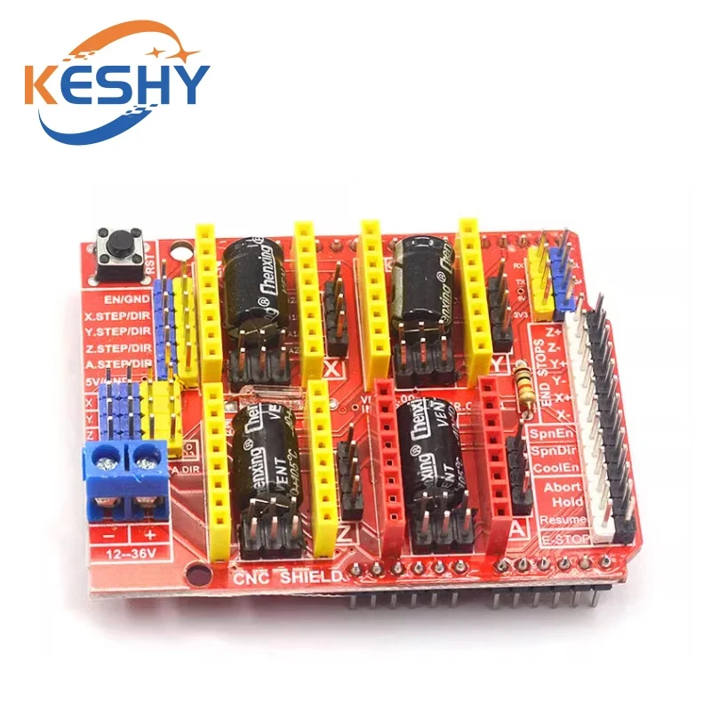 CNC Shield V3 V4 Engraving Machine Compatible With Nano 3.0 / A4988 Driver Expansion Board Module for 3D Printer Diy Kit