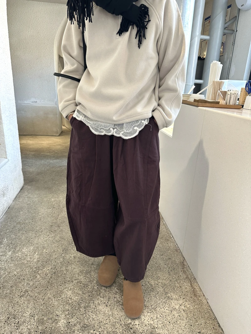 

Брюки-баллон Thiened Fce, широкие, с эластичным поясом, длина 7/8, в японском стиле, свободного кроя, повседневные, хлопковые