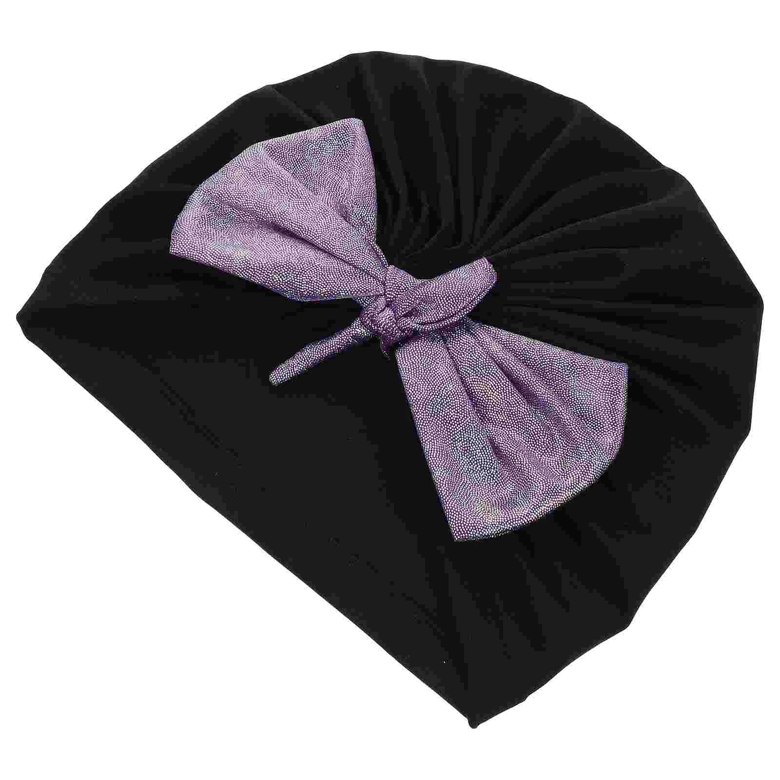 

Swimming Cap Lightweight Hat Bowknot Long Hair Caps Aldult Tie Adult Women's Elastic Nylon Decorative