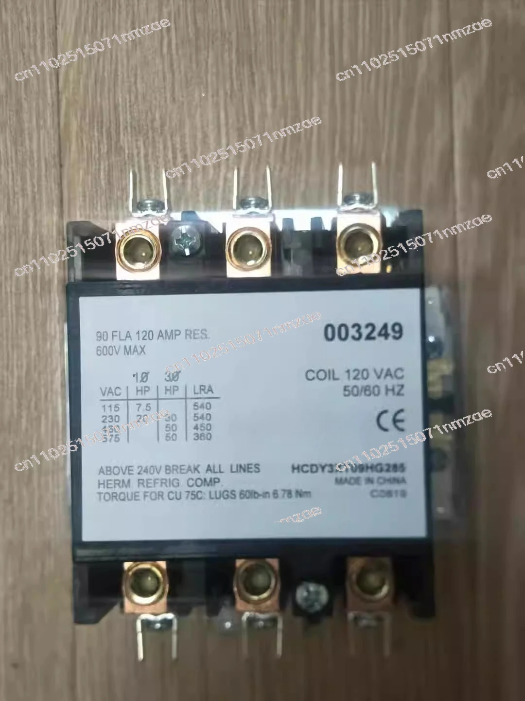 003249 Main Contactor for MAXPRO200  Cutter 90A 3P 120VAC