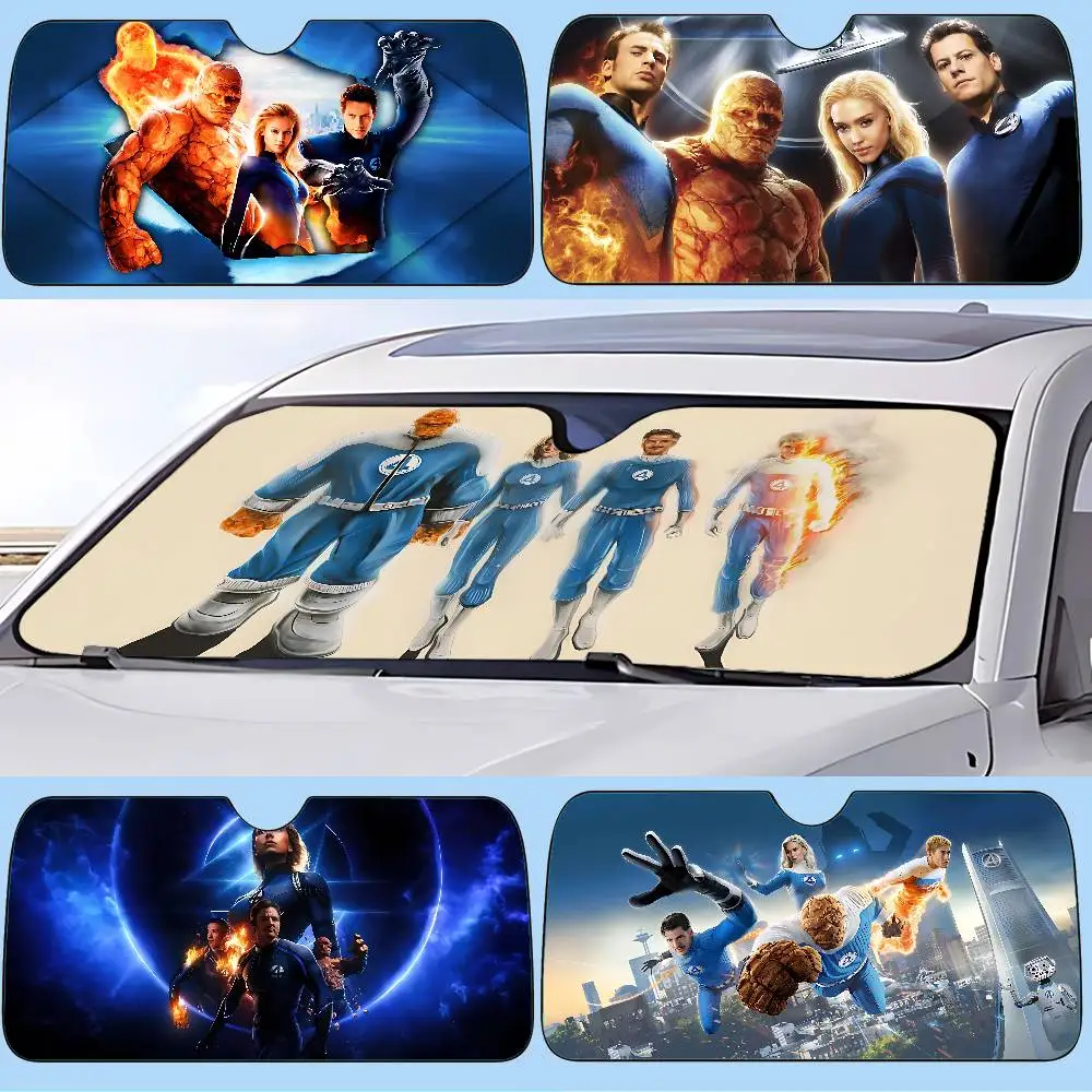 

The F-Fantastic F-Four Car Sunshade Curtains Sunshade Car Window Windscreen Cover Sun Shade Auto Sun Visor Car-covers