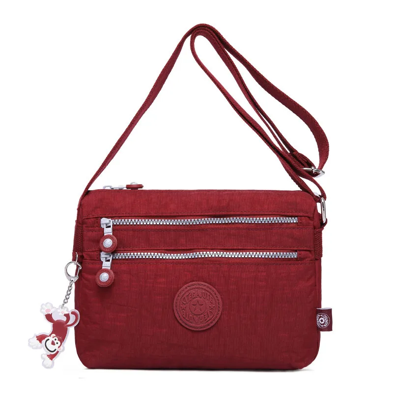 Borsa a tracolla a tracolla da donna in Nylon Casual di alta qualità borsa a tracolla per ragazza a tracolla leggera blu nero rosso viola M1562