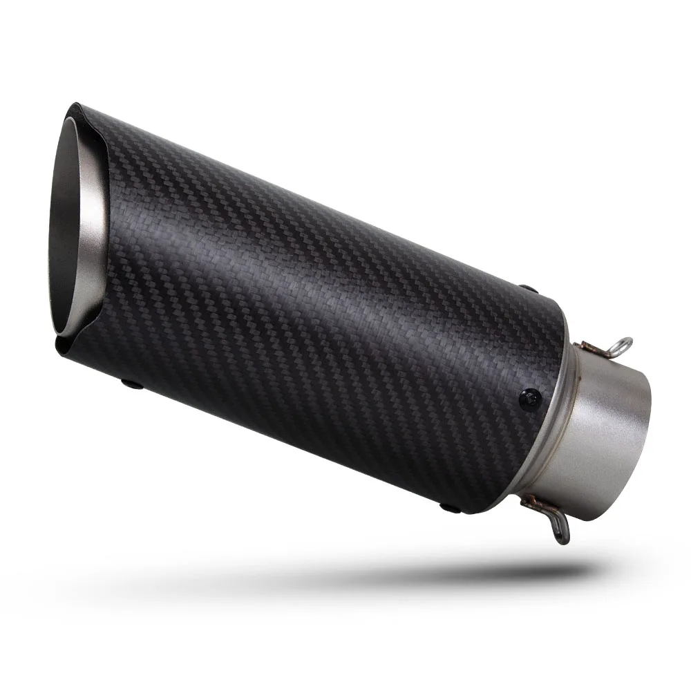 

Universal 60MM Motorcycle Exhaust Muffler For CBR650R CBR1000RR ZX10R ZX14R RSV4 Z1000 MT07 R6 S1000RR 765RS TNT600