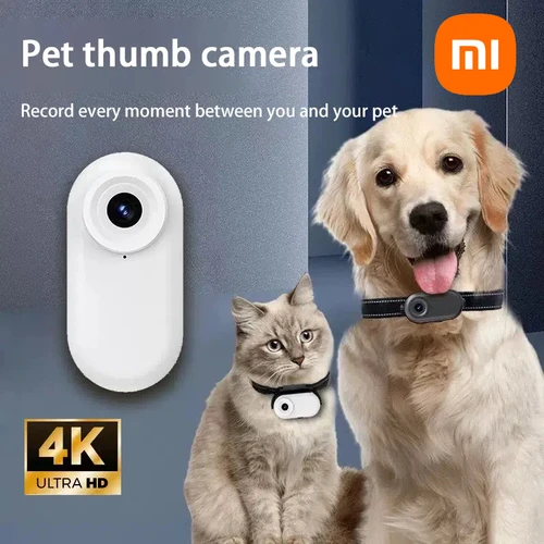 Xiaomi Mini 4k HD cámara de pulgar de carga magnética cámara para mascotas viaje ciclismo portátil bolsillo de disparo cámara deportiva 2025 nuevo