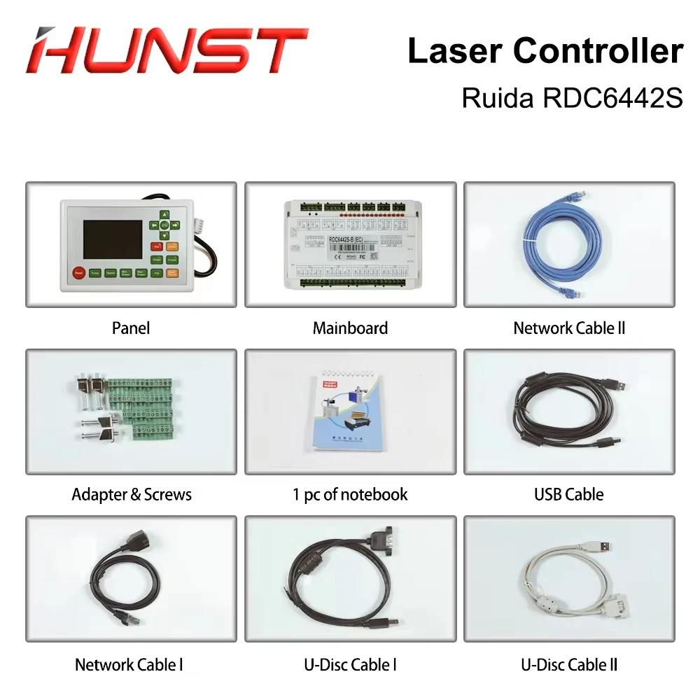 Hunst Ruida RDC6442S RDC6442G Co2 ليزر DSP بطاقة التحكم النقش بالليزر وآلة القطع نظام التحكم اللوحة الأم #6