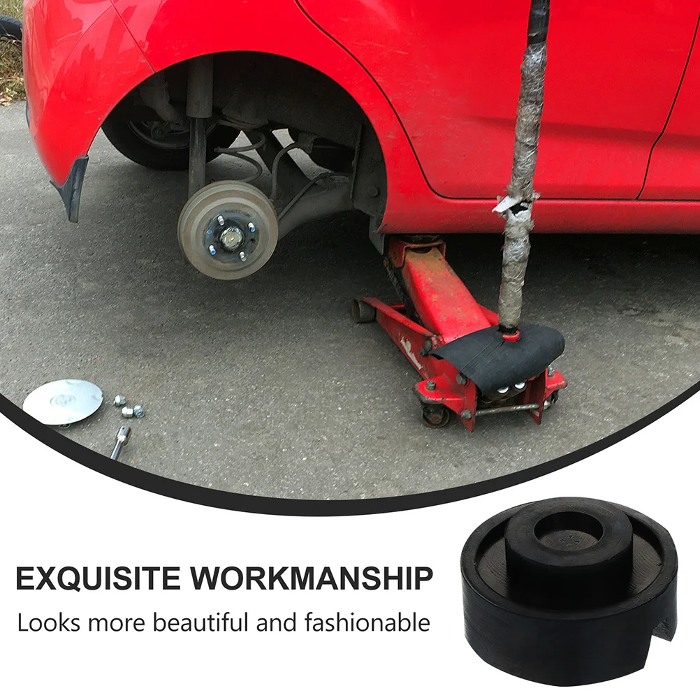 

4Pcs Jack Pad Adapters Rubber Heavy Duty Floor Jack Pads Black Car Lift Prevention Scratch Damage Car Lift Pads