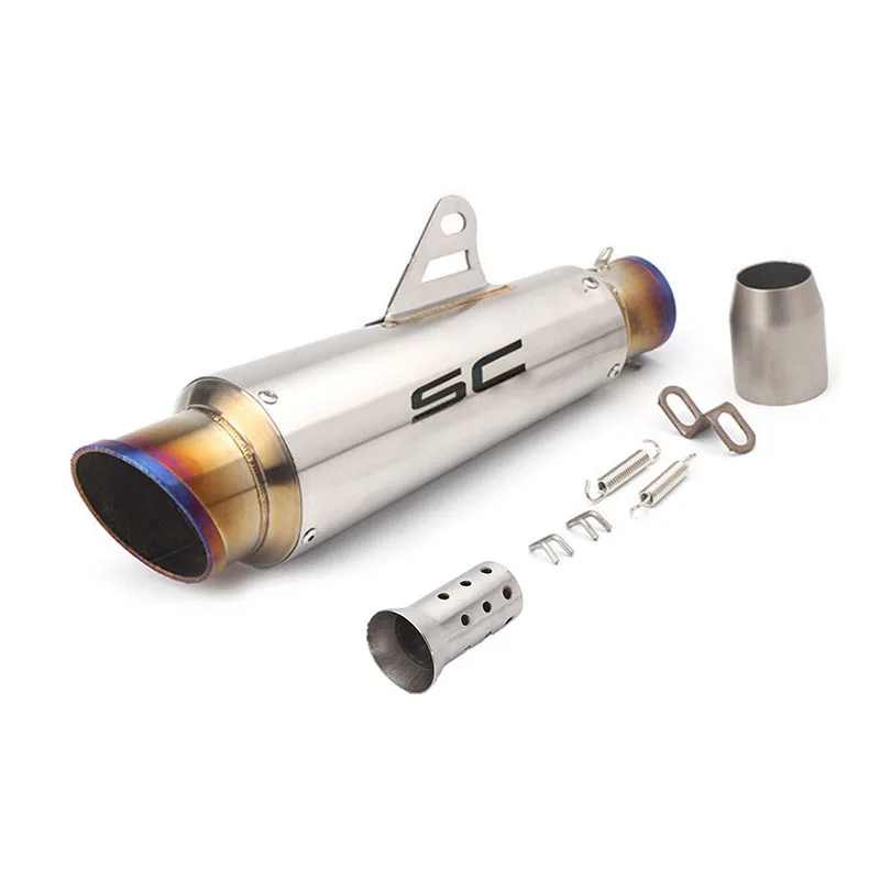 دراجة نارية العادم الأنابيب 51 مللي متر SC الخمار الهروب ل GP-مشروع NINJIA250400 FZ1N Z400900 ZX6R R1 R3 R25 MT0709 GSX2506001000 الخ
