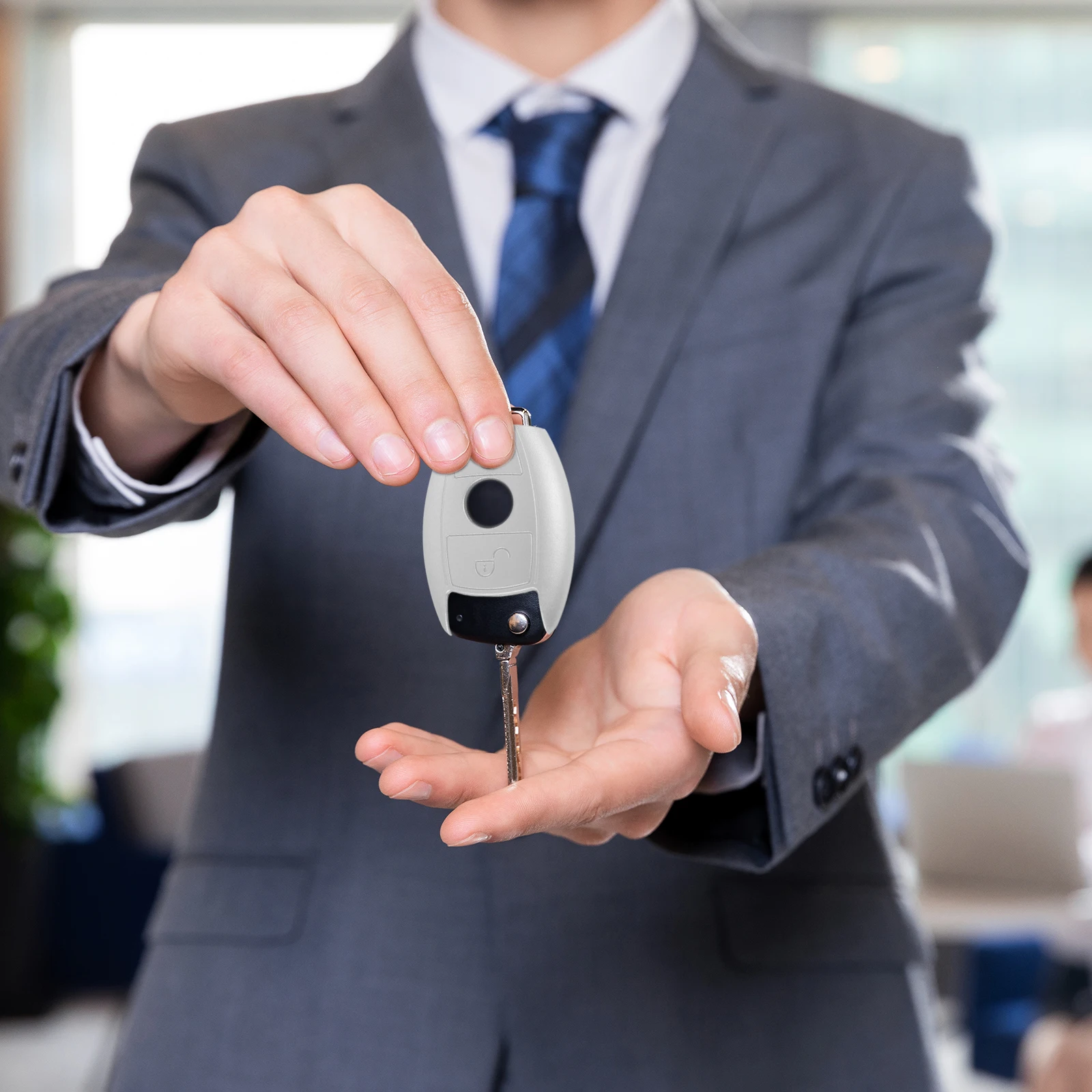 

Universal Key Fob Cover Soft Silicone Car Key Protector Flexible Lock Key Shell Protective Case