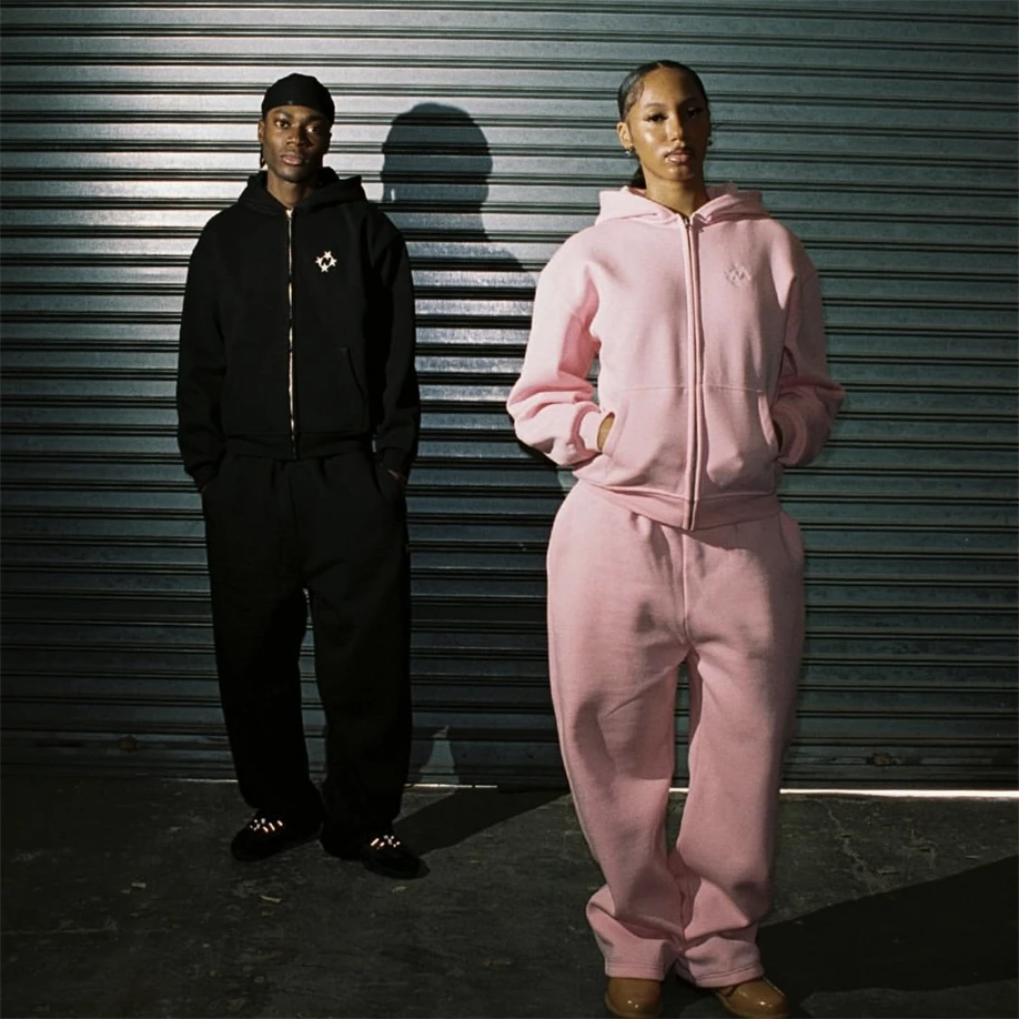 

Модный базовый открытый кардиган с вышивкой, свитшот, свободный повседневный комплект, осень-зима, Новое поступление, женский двухсекционный комплект с капюшоном на молнии...