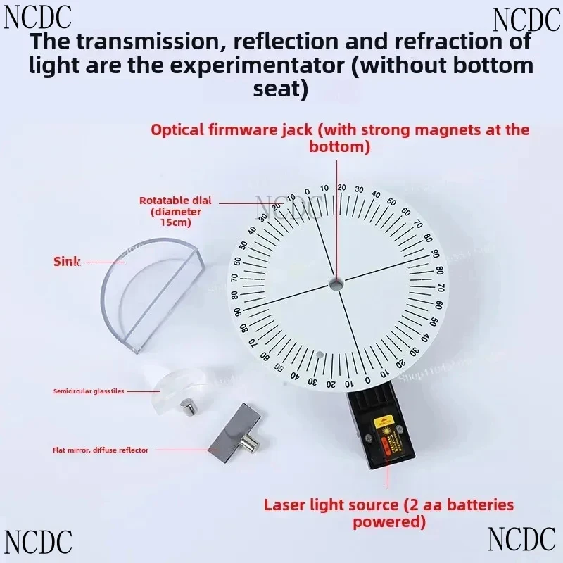 Reflection Refraction Demonstrator Can Be Foldable, Physical Optics Experimental Equipment High School
