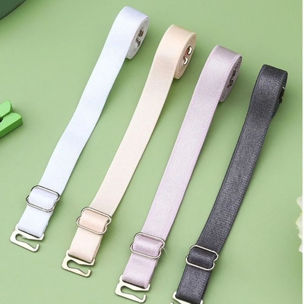 Adjustable Stainless Steel Double-Shoulder Bra Straps Solid Color Replacement Anti-Slip Bra Straps Bra Shoulder Straps Women