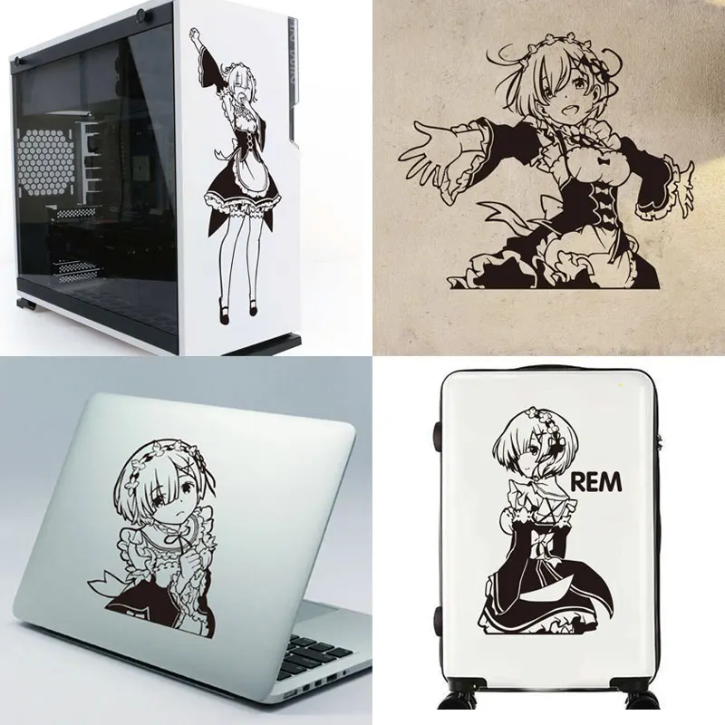 

Re:Zero Starting Life in Another World anime peripheral stickers Rem computer mobile phone car decoration stickers