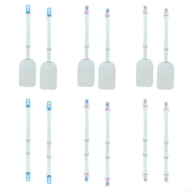 

2Pcs Bed Sheet Clip Adjustable Length Straps Quilt Fasteners Straps for Tightly Fit on Bed Sheets and Mattress Cover P31B