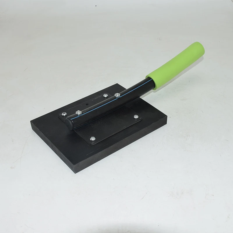 Flooring Installation Push Block Pad for Wood Floors, Floor Tiles, Ceramic Tiles,Rubber Tapping Block with  Plastic Handle