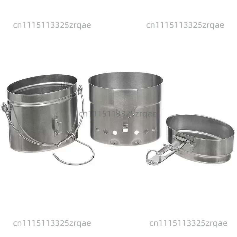 Swedish version stainless steel lunch box, domestic version camping lunch hanging pot, car outdoor camping set