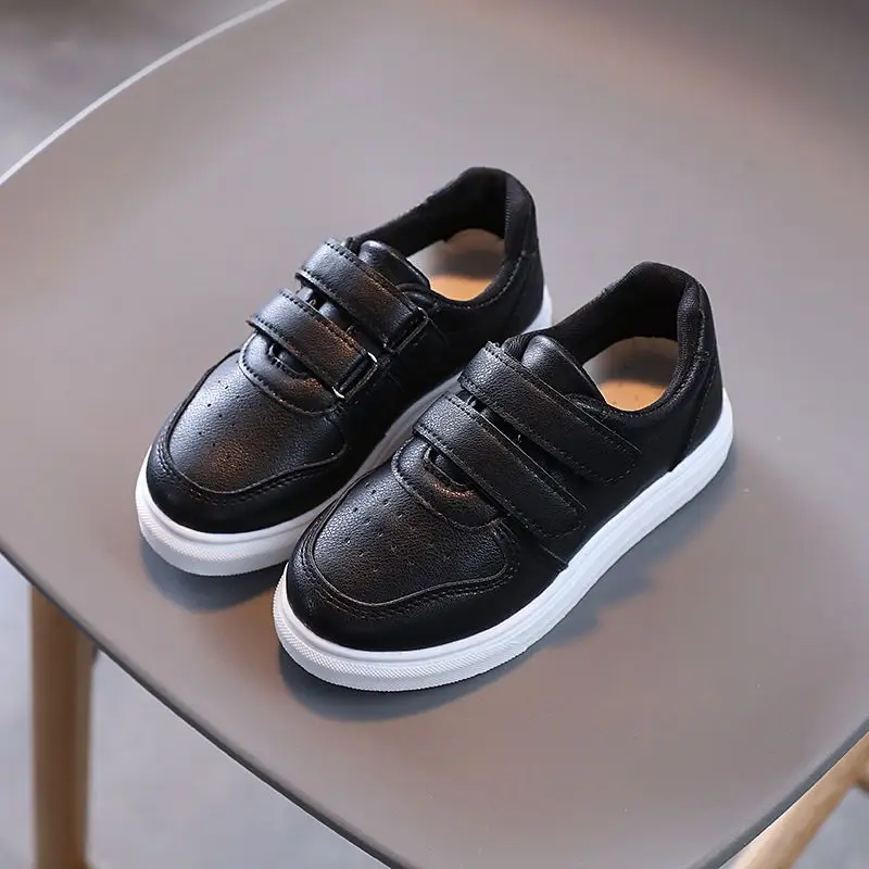 Kids White Sneakers Spring Autumn 2026 Breathable Casual Shoes for Boys Girls Versatile Daily Wear Performance Party School