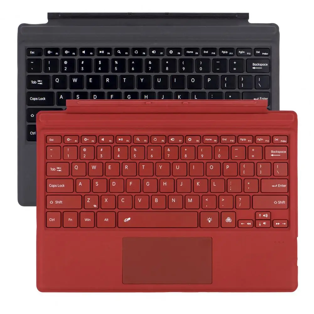 Bluetooth-compatible Keyboard with Protective Case Multi-Touch Trackpad Detachable Tablet Keyboard for Surface Pro 3/4/5/6/7