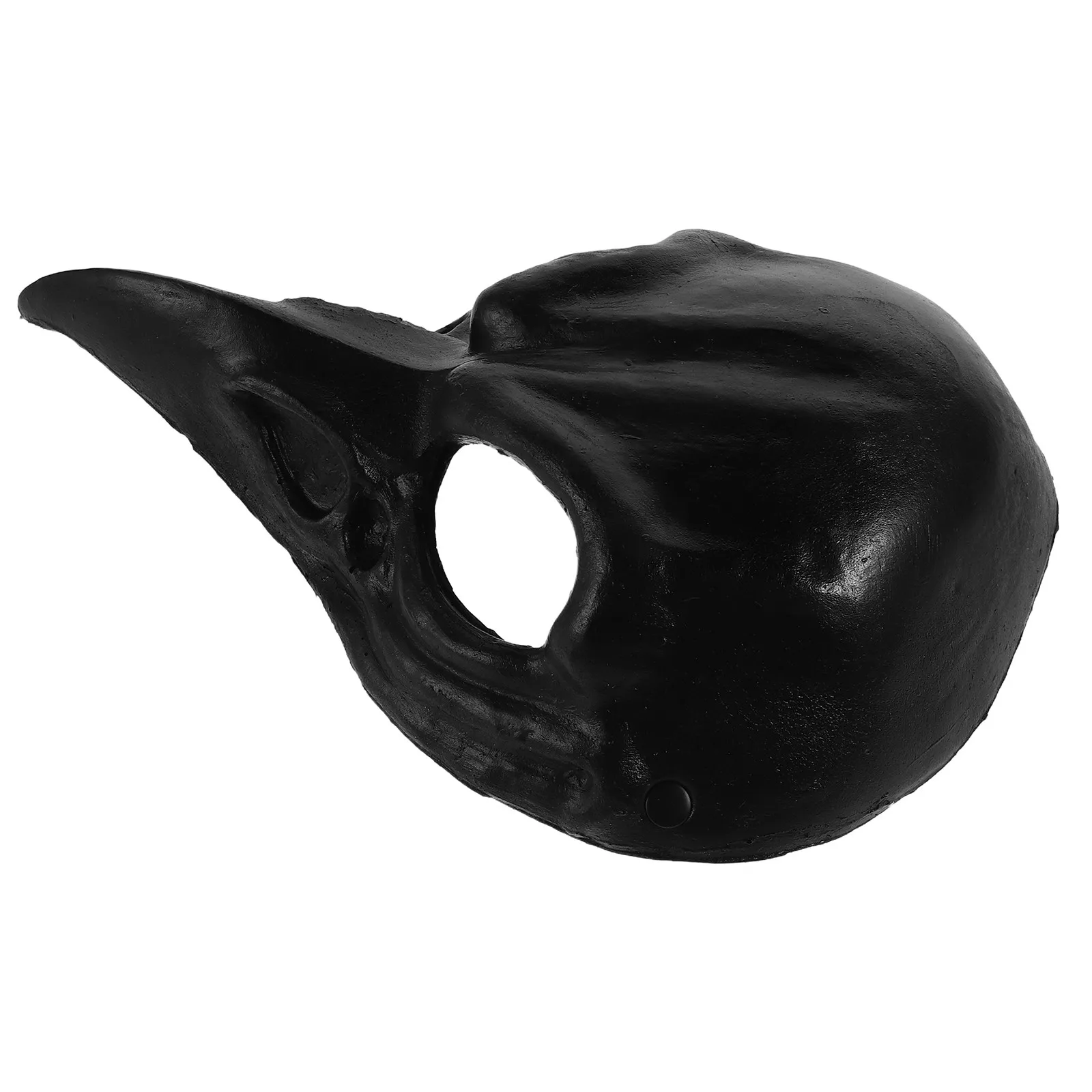 Realistische Vogelschädel-Maske Gruselige Rabenschädel-Maske Gotische Cosplay Halloween-Party Performance Foto-Requisiten
