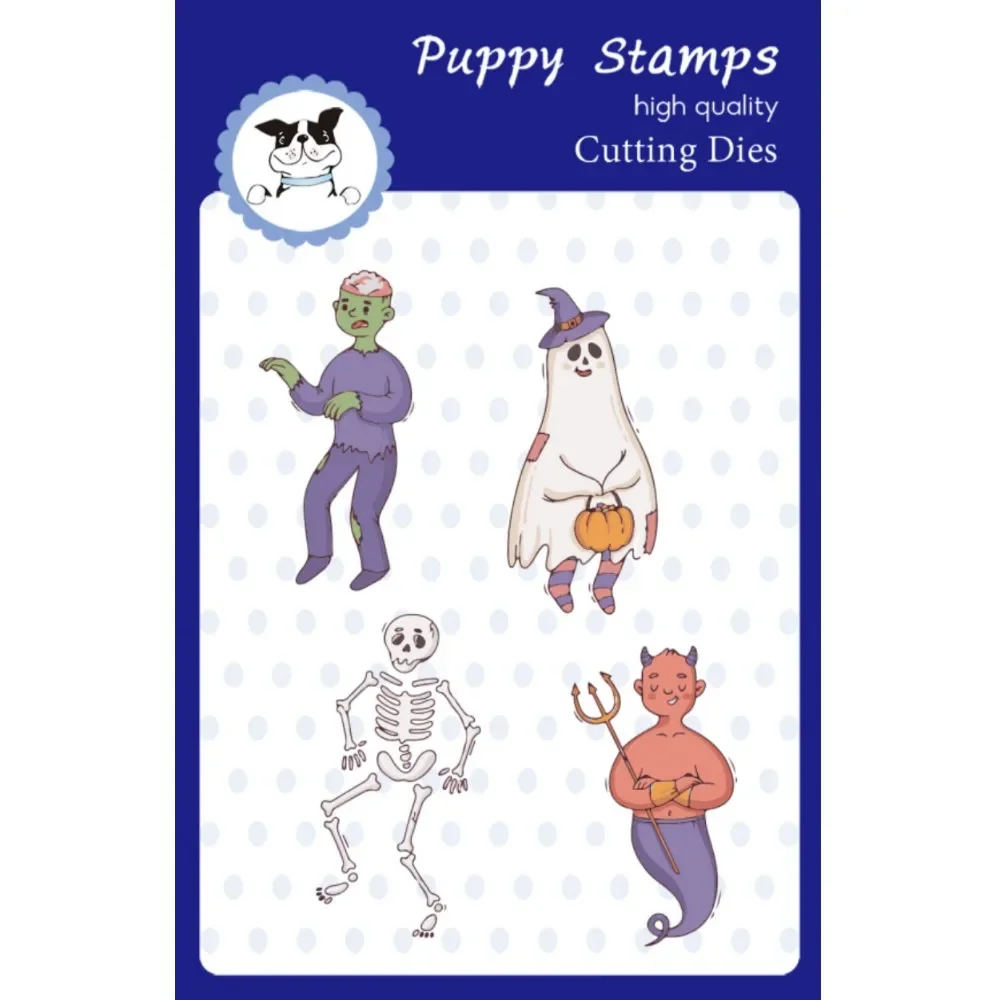 

PUPPY STAMP Хэллоуин Коллекция призраков Новые металлические штампы для украшения скрапбукинга Diy Бумага Подарочная карта Альбом Тиснение Ремесло
