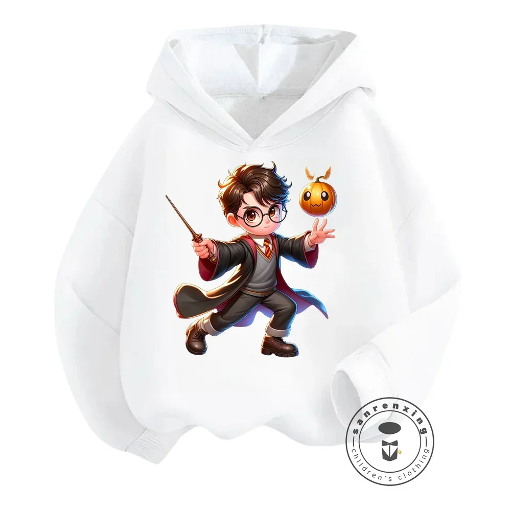 Back to Hogwarts in Style Fashion Harry Potter Sweatshirts for Boys Girls Featuring Adorable Q-Version Artwork in Kawaii Design