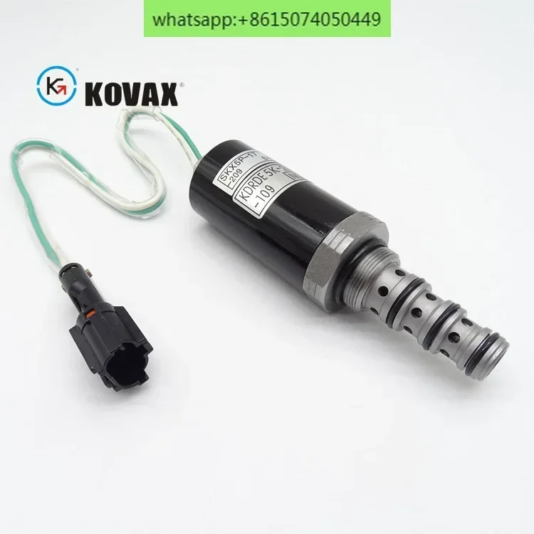 KDRDE5K-20/40C04-109 مضخة هيدروليكية للحفارة صمام الملف اللولبي النسبي EC210 EC240 EC360