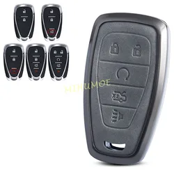 For Chevrolet Cruze Malibu Camaro Blazer Volt Bolt EV Trax Equinox Traverse Trailblazer Metal Leather Car Remote Key Case Cover