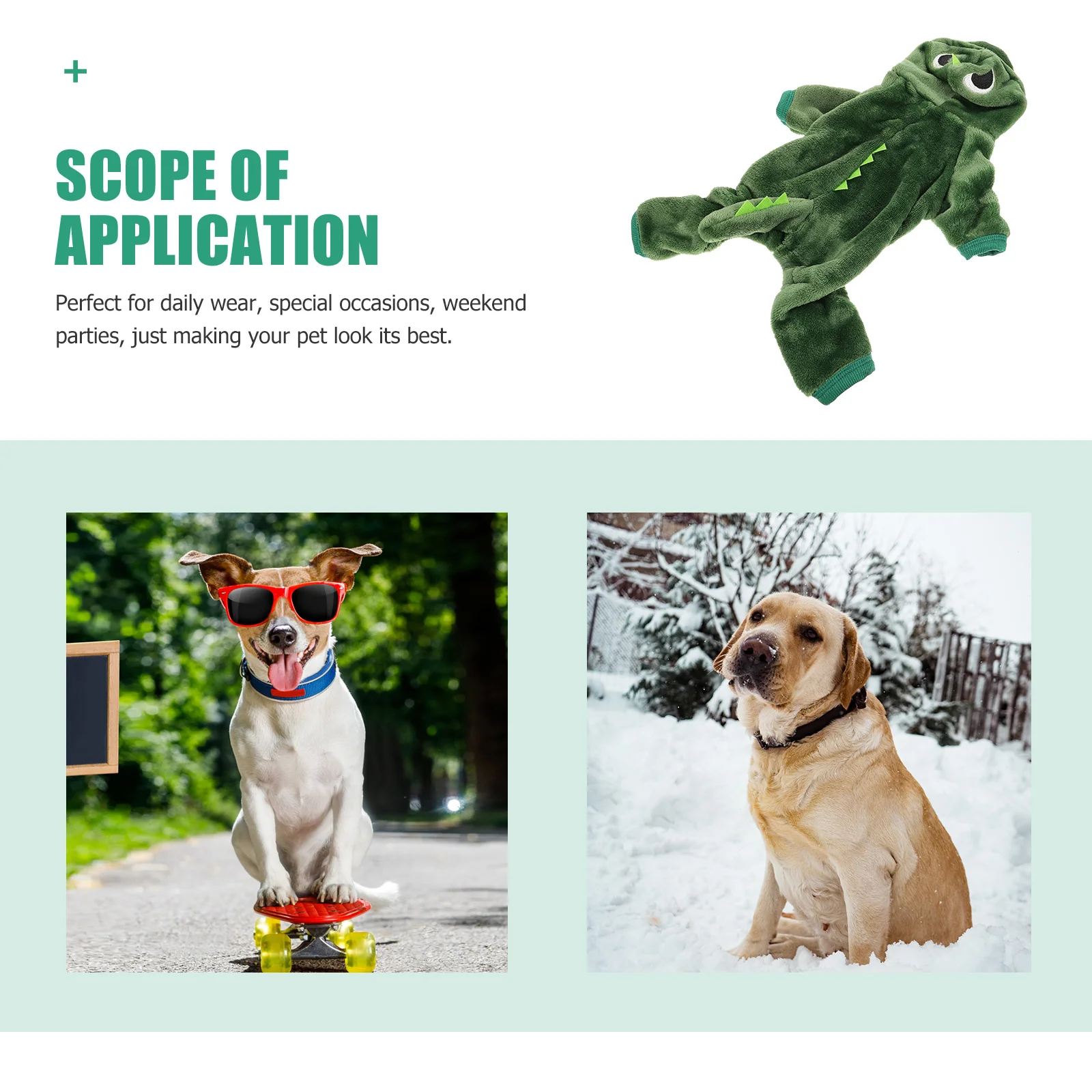 

Puppy Dinosaur Hoodie Dog Clothes Warm Keeping Windproof Pet Garment Stylish Comfortable Outfit for Outdoor Walking Jogging