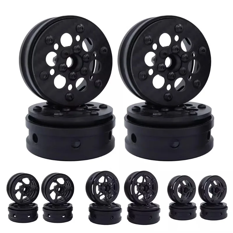 

1.9-inch Carbon Fiber Wheel Hub Performance Wheel Hub for 1/10 RC Crawler Car AXIAL SCX10 II 90046 Cherokee Modified Accessories