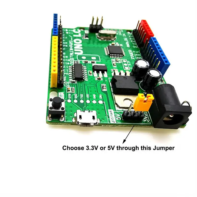 MassDuino UNO LC 5V 3.3V Arduino UNO互換開発ボード 低価格高性能 10/12/16ビットADC