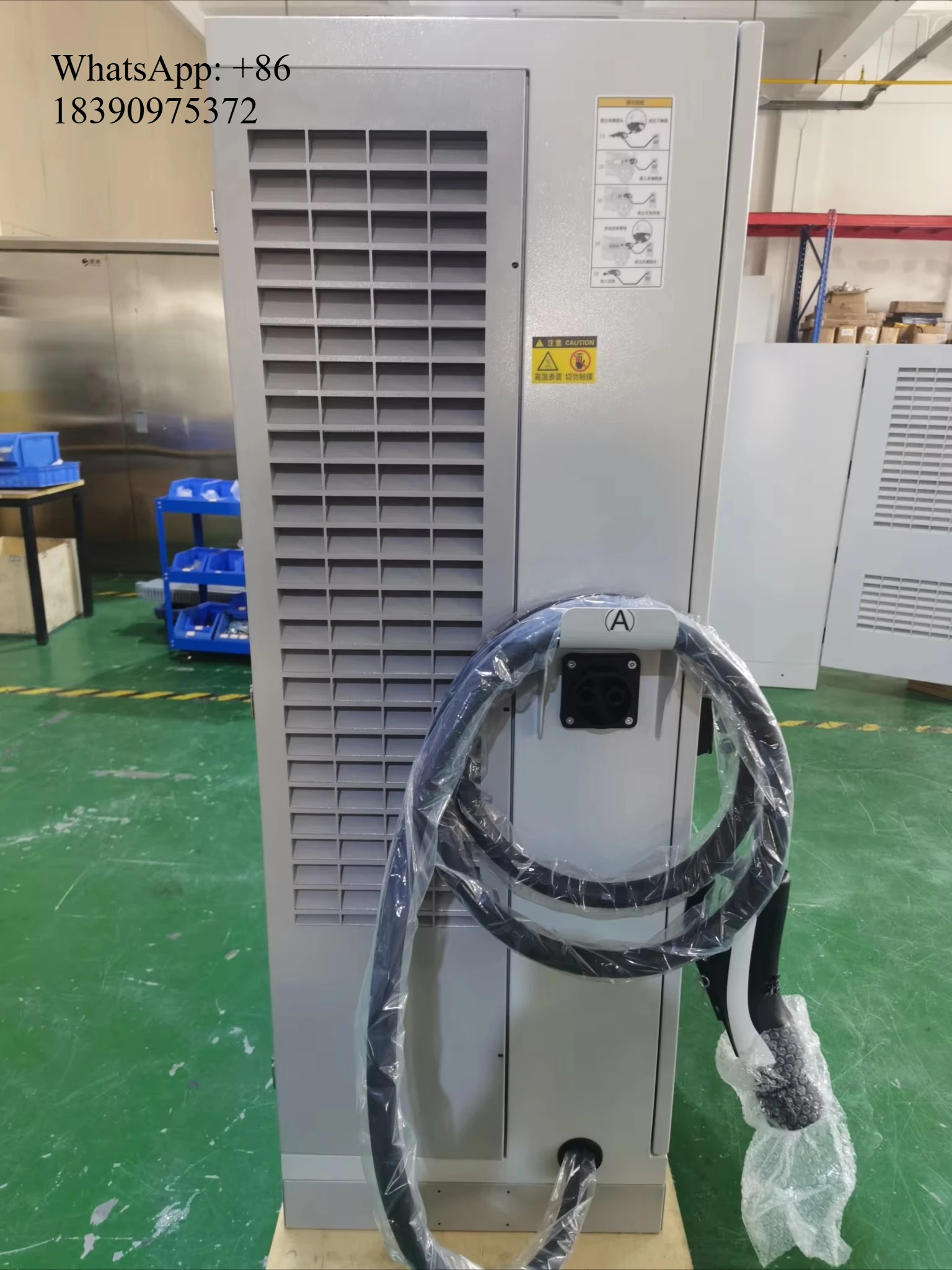OEM New 60-120kW DC EV Charging Station Floor Stand Portable Outdoor Public Use IP54 Protection CS1/CCS2/CHAdeMO/GB/T Interfaces